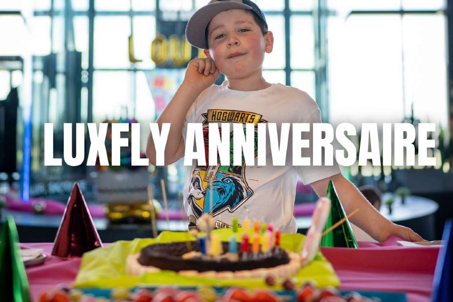 Anniversaire enfant chez LUXFLY